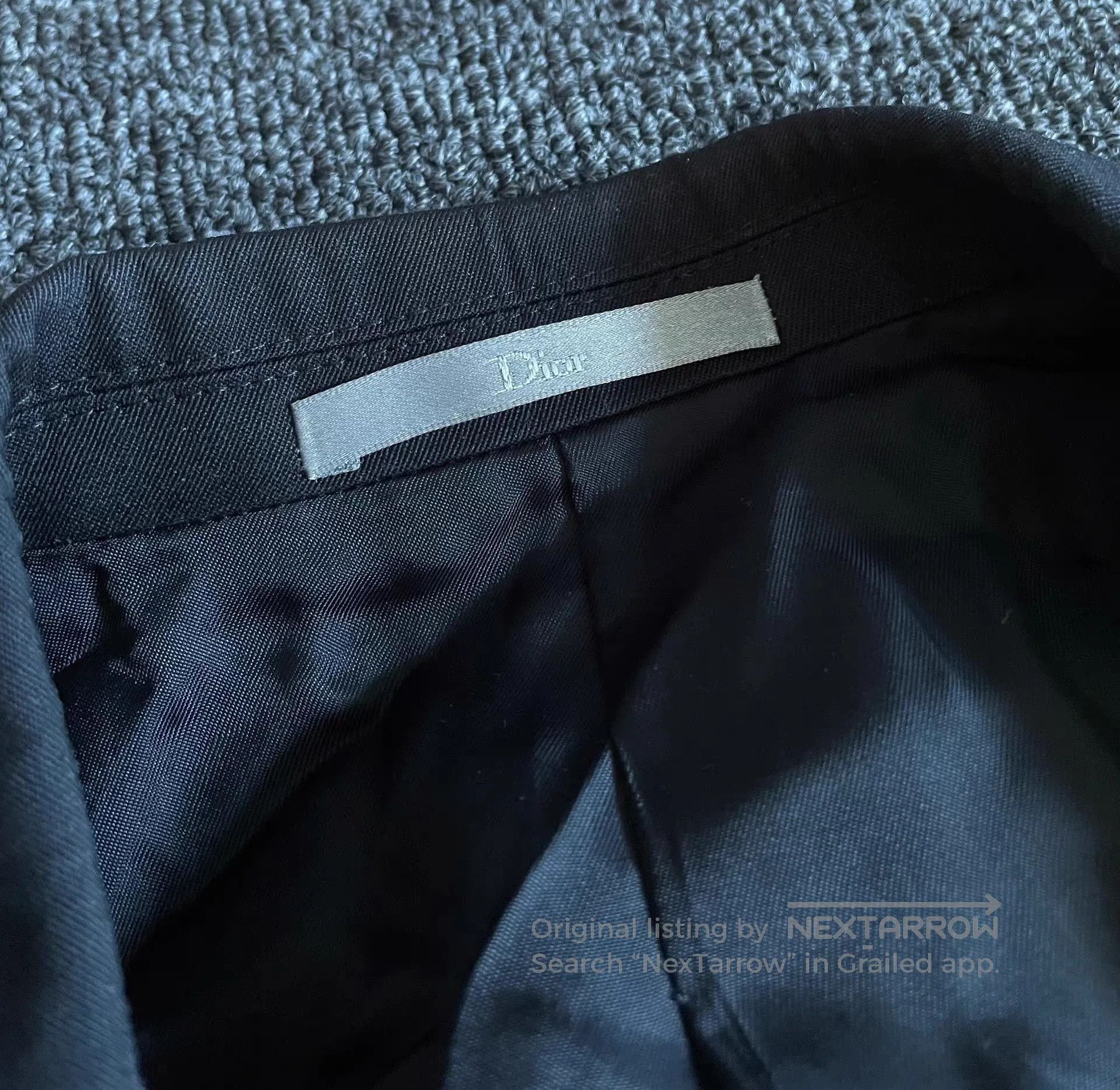 Dior Black Blazer with Embroidered Detail. Size US M / EU 48-50 / 2 - 5 Thumbnail