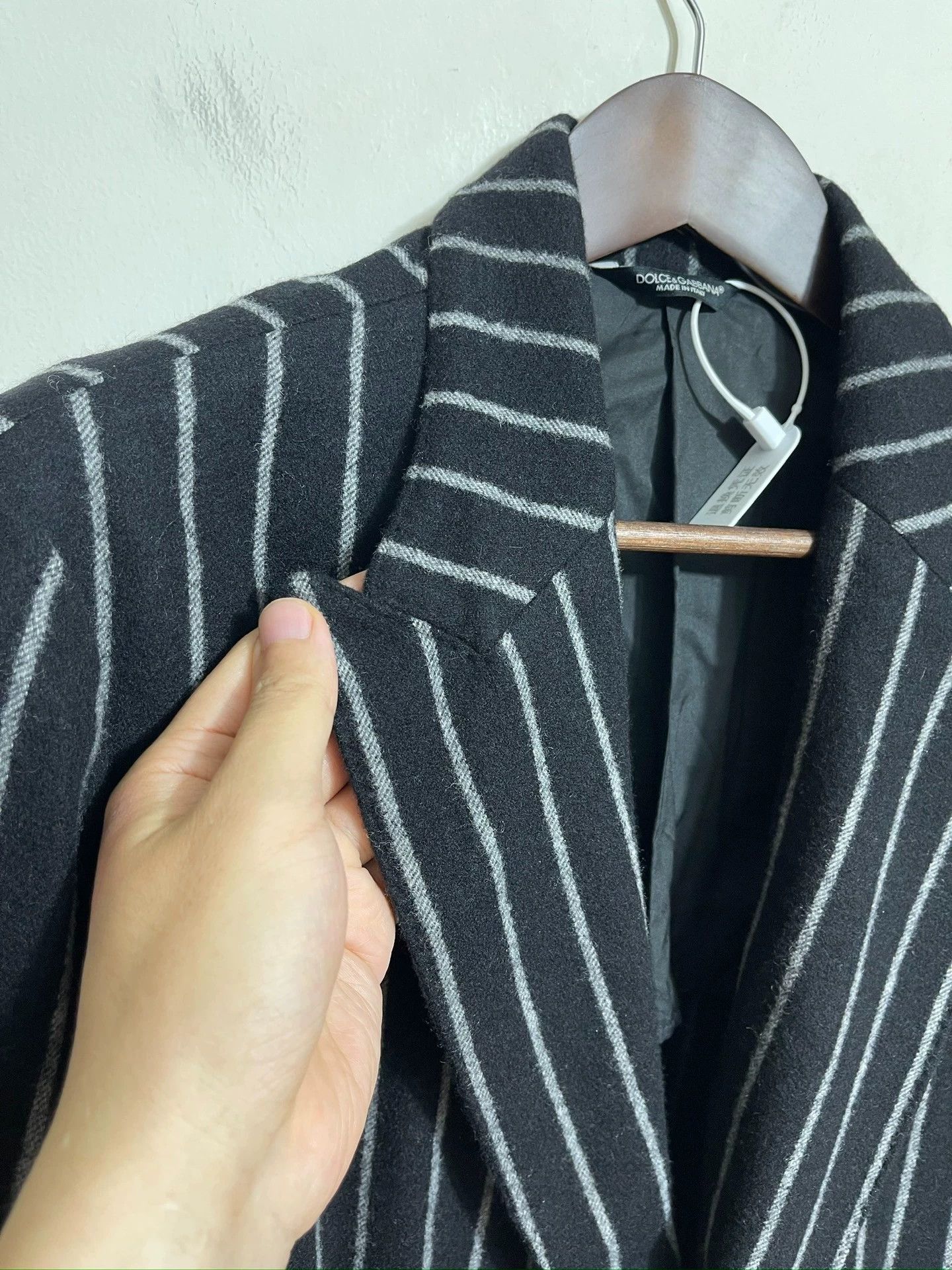 Dolce & Gabbana Dolce & Gabbana New with Tags Striped Wool Blazer 50 IT Size US M / EU 48-50 / 2 - 3 Thumbnail