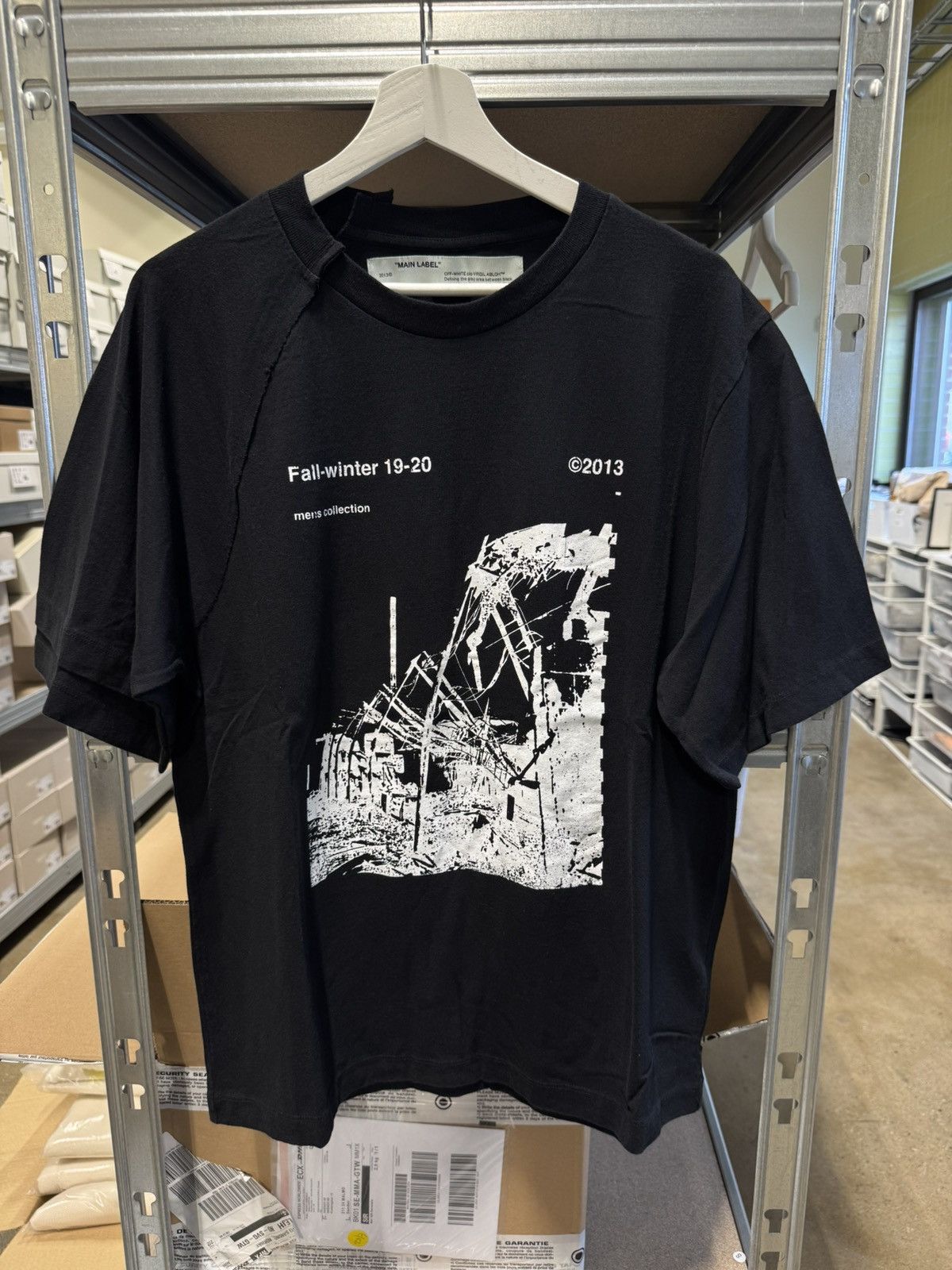 Off-White Off-white Logo Printed T-shirt NEW 475$ Size US XS / EU 42 / 0 - 2 Thumbnail