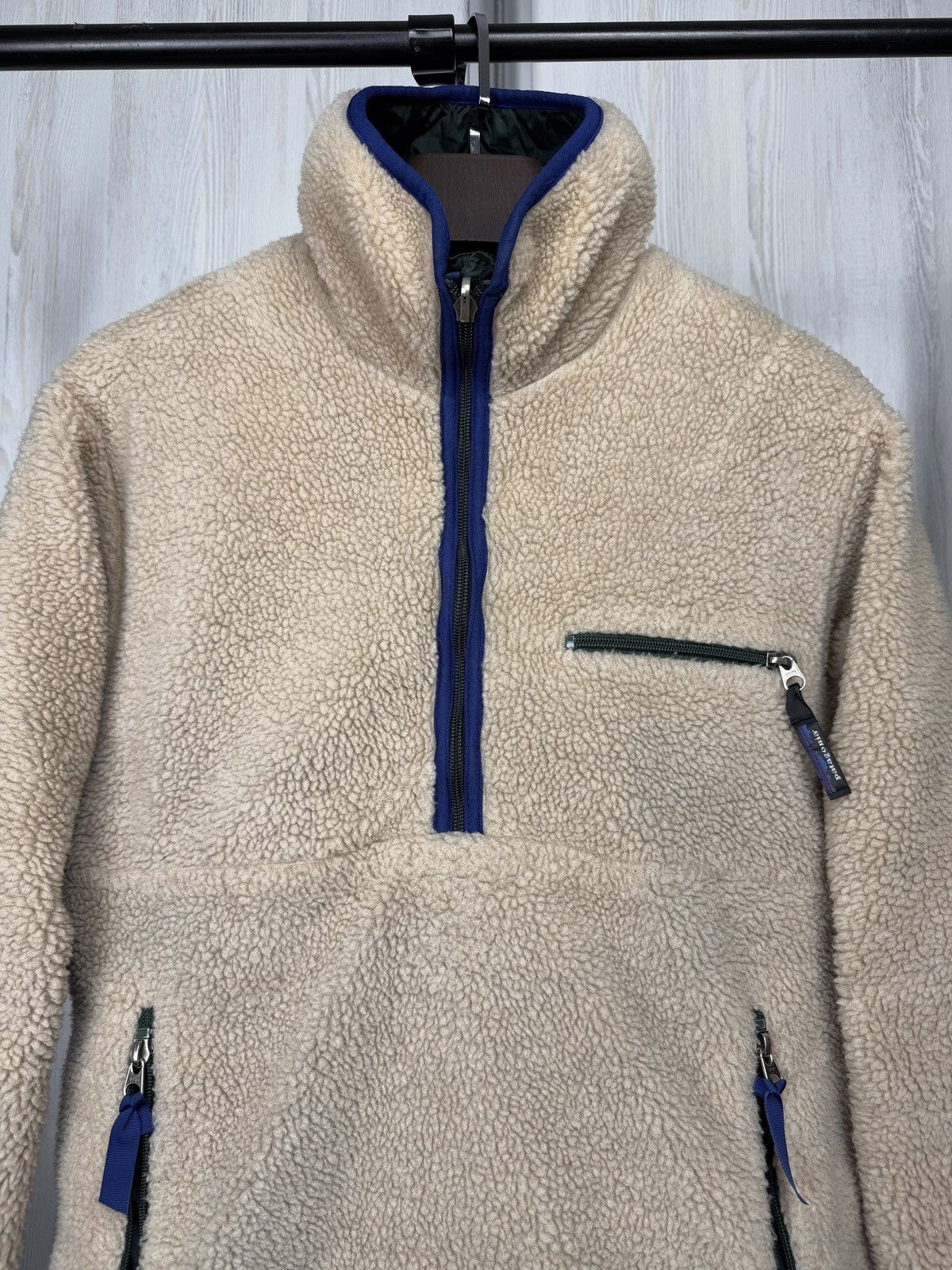 Patagonia 90s Patagonia Glissade Jacket Made in USA XS-S Green x Beige Size US XS / EU 42 / 0 - 11 Thumbnail