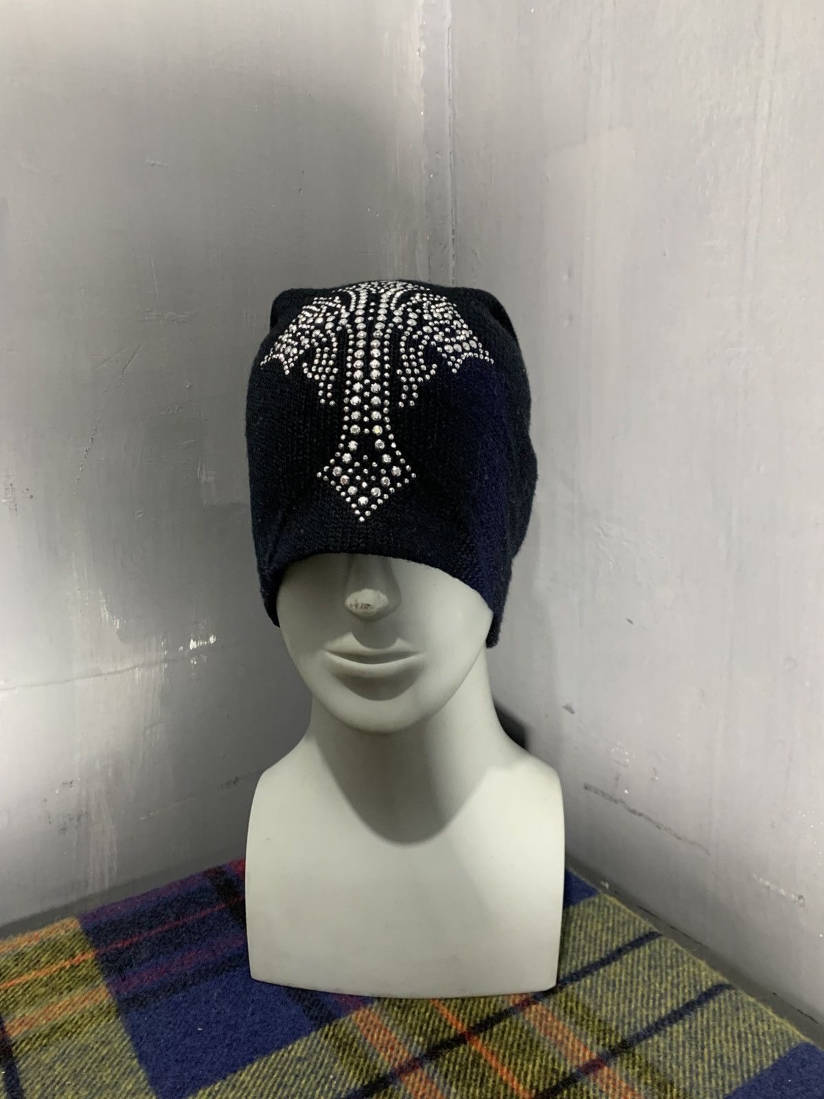 Japanese Brand Japanese cross punk bondage style beanie hats rare Size ONE SIZE - 1 Thumbnail