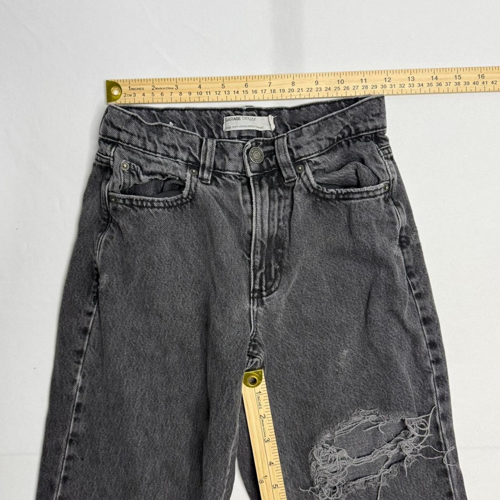 Garage Garage Denim Vintage Straight Size 00 Pants - Jeans Size 24" / US 00 / IT 34 - 3 Thumbnail