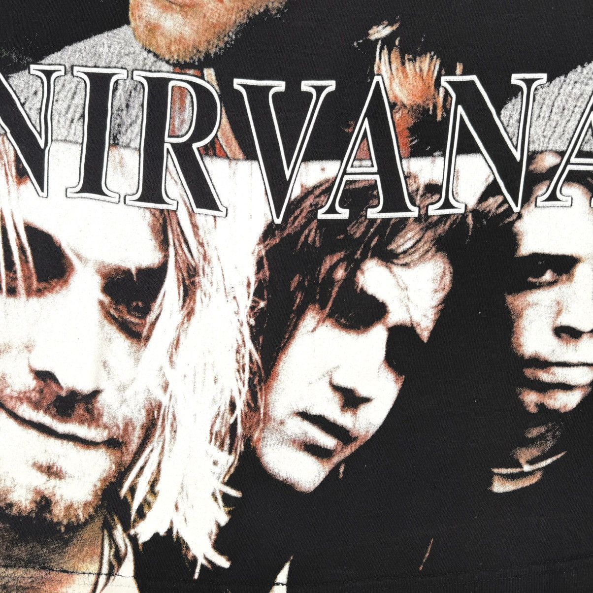 Band Tees Vintage 1998 Nirvana All Over Kurt Frances Italian T Shirt Size US L / EU 52-54 / 3 - 3 Thumbnail
