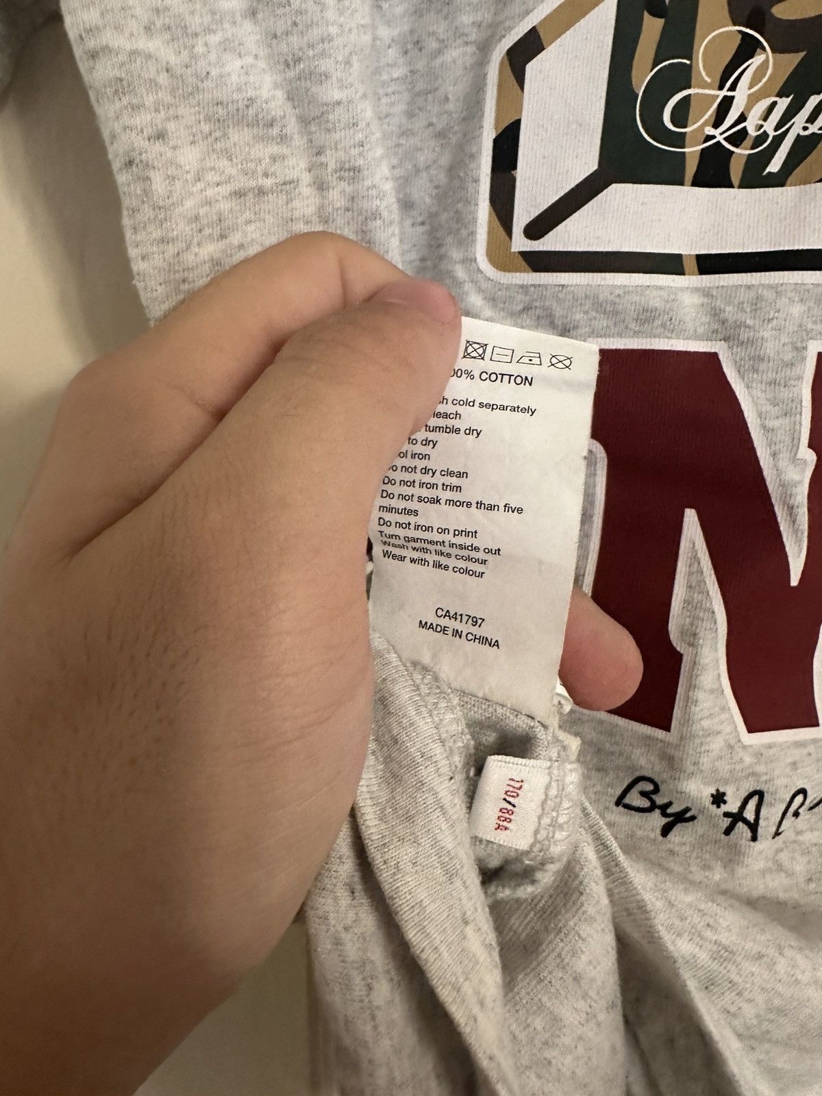 Aape Aape 2012 university tee Size US S / EU 44-46 / 1 - 9 Thumbnail