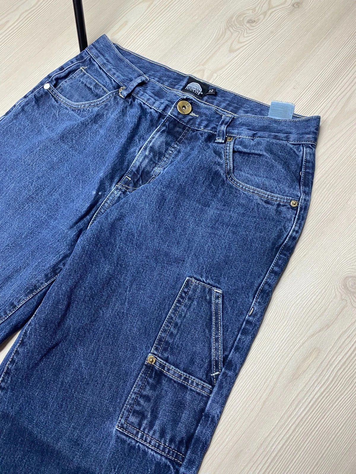 Southpole Vintage South Pole Jeans 90s Baggy Denim Pants Streetwear Size US 32 / EU 48 - 7 Thumbnail