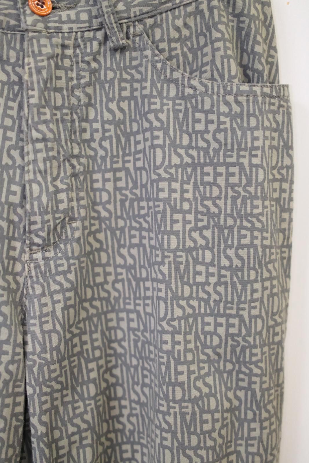 Designer 90's Fendissime Monogram Straight-Leg-Pant Size 28" / US 6 / IT 42 - 4 Thumbnail