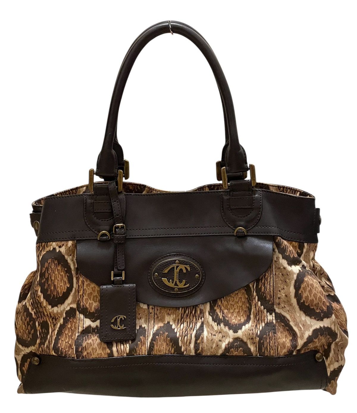 Just Cavalli Y2K Just Cavalli Python Print Handbag Size ONE SIZE - 1 Thumbnail