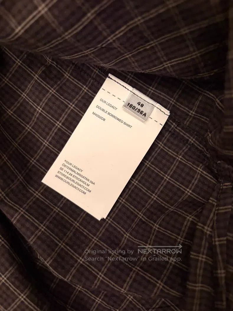 Our Legacy Our Legacy Plaid Patchwork Shirt Size US M / EU 48-50 / 2 - 5 Thumbnail