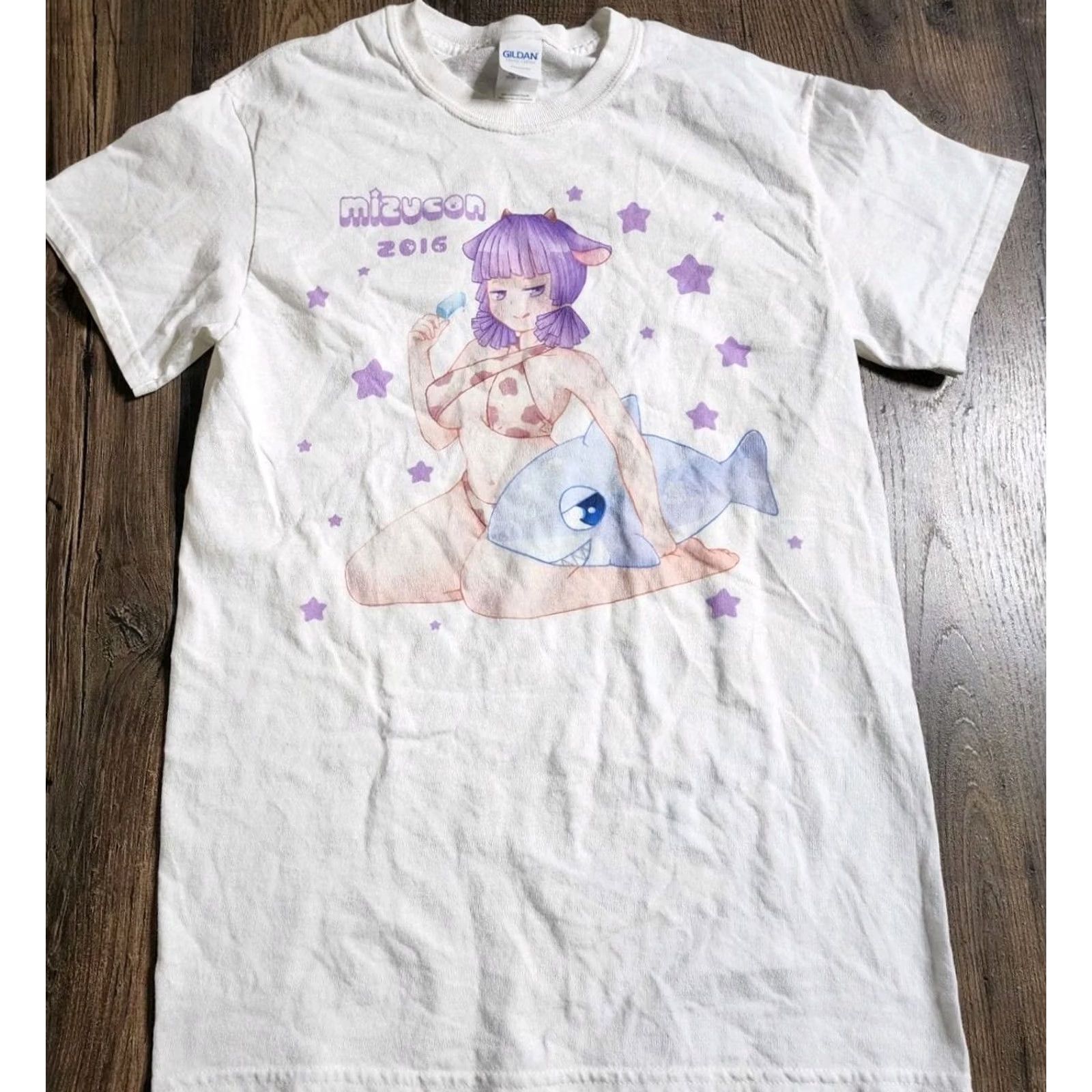 Gildan Mens S Mizucon 2016 Japanese Anime Festival Sexy Girl T Shirt Size US S / EU 44-46 / 1 - 5 Thumbnail