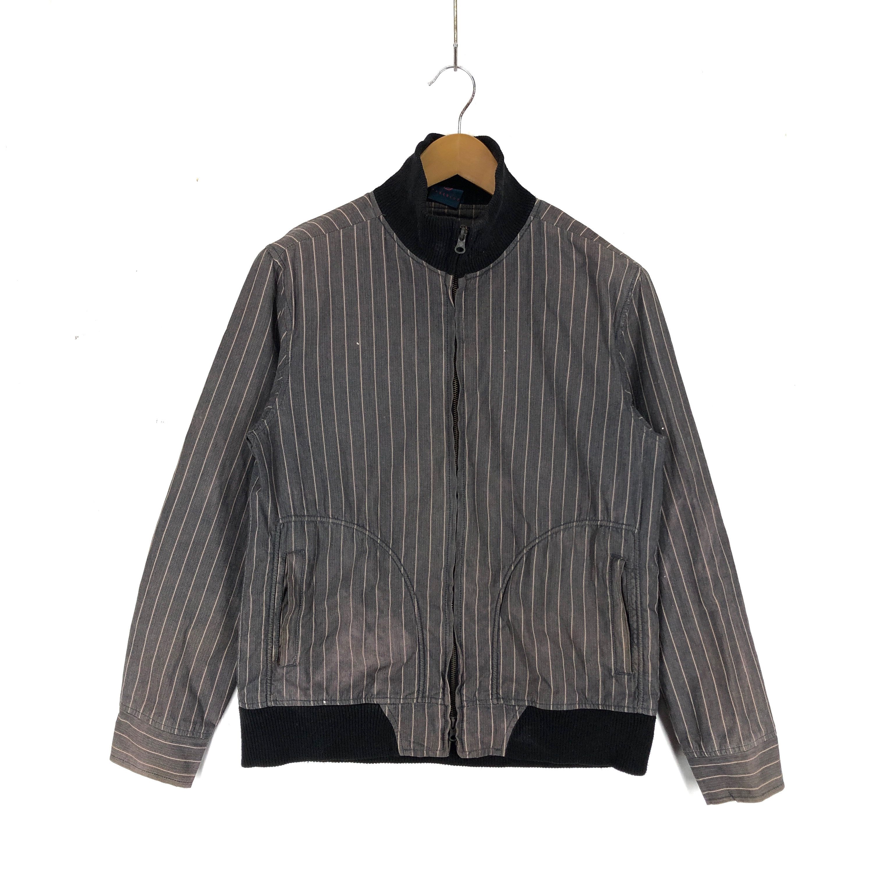 RAGEBLUE RAGE BLUE Stripe Zipper Jacket #2162-74 Size US M / EU 48-50 / 2 - 1 Preview