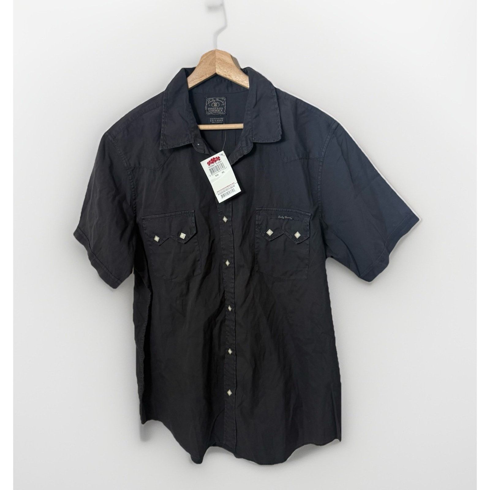 Lucky Brand Lucky Brand Shirt Snap Diamond Sawtooth Western Rodeo Cowboy Size US XXL / EU 58 / 5 - 1 Thumbnail