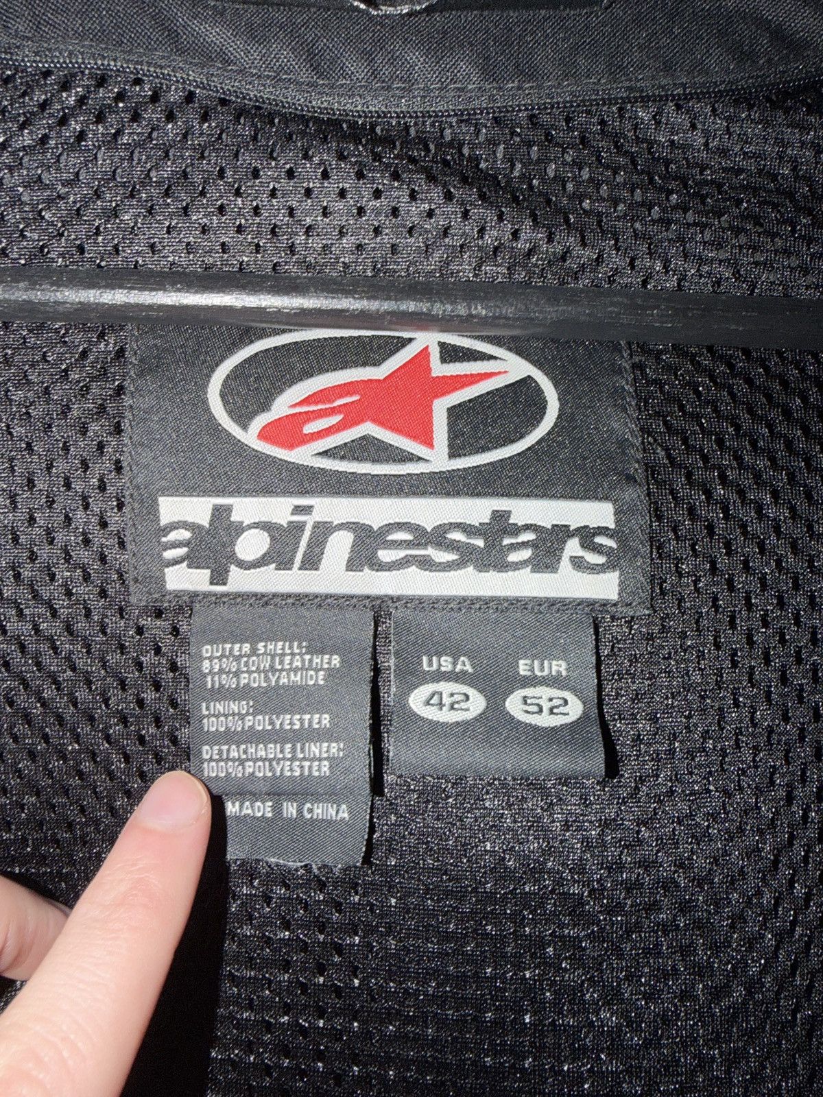 Alpinestars Alpinestars Leather Riding Sports Jacket Black Size US M / EU 48-50 / 2 - 5 Thumbnail