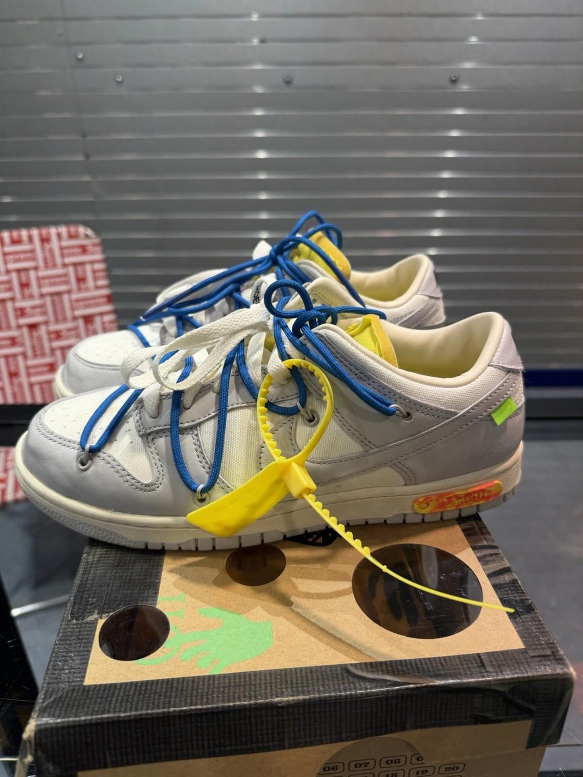 Nike Nike Dunk Low Off White Lot10 size 8.5 DM1602-112 OG Retro Size US 8.5 / EU 41-42 - 8 Thumbnail
