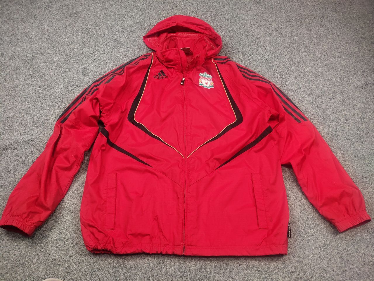 Adidas Vintage Adidas Liverpool 2009-10 Football Soccer Red Jacket Size US L / EU 52-54 / 3 - 2 Thumbnail