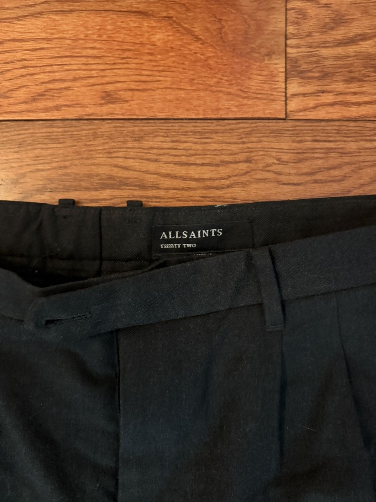 Allsaints Tallis Slim Fit Cropped Trousers Size US 32 / EU 48 - 4 Thumbnail