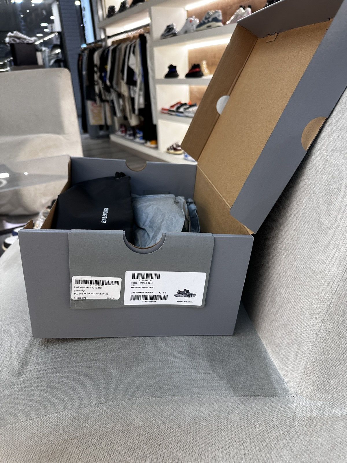 Balenciaga Balenciaga 3XL Sneakers Black/Silver/Pink Size US 9 / EU 42 - 10 Thumbnail