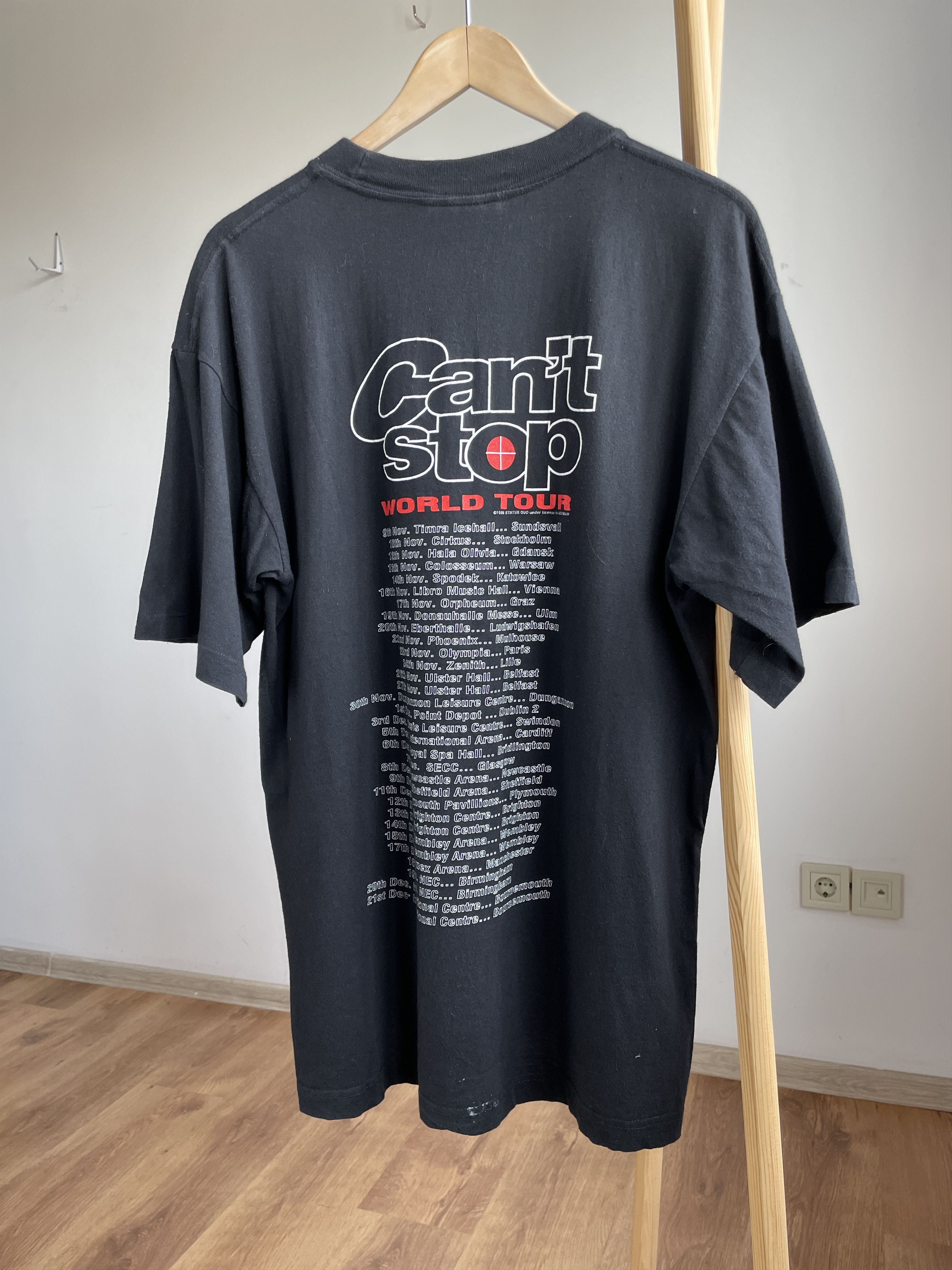 Band Tees × Vintage Status Quo Vintage 1996 Can't Stop World Tour T-Shirt Size L Size US L / EU 52-54 / 3 - 2 Thumbnail