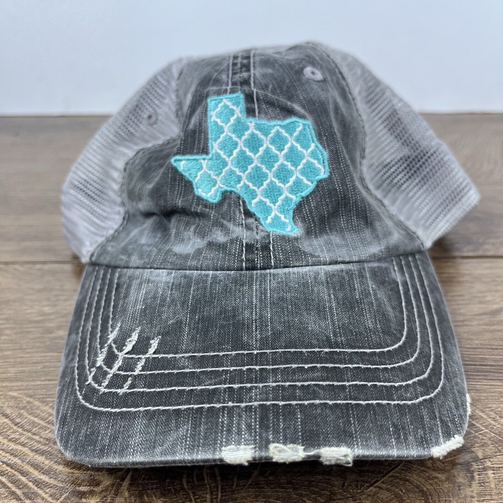 Other Texas Hat Texas State Shape Hat Gray Adjustable Hat Gray Adu Size ONE SIZE - 3 Thumbnail