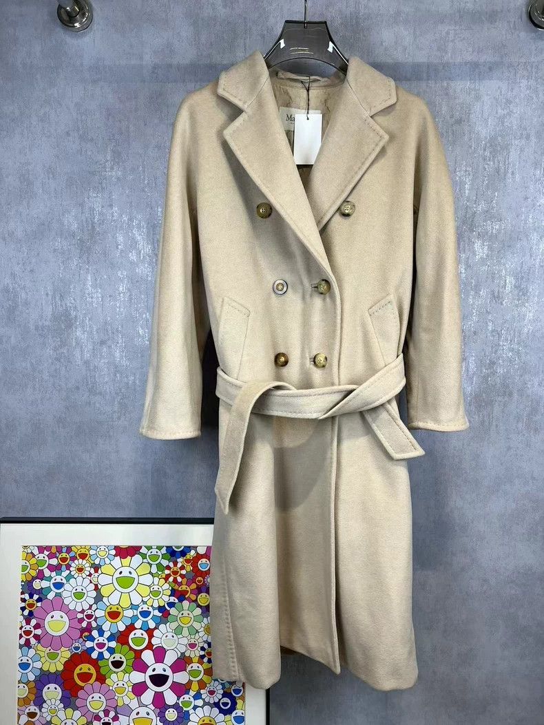 Max Mara Max Mara Sand 101801 wool coat Size M / US 6-8 / IT 42-44 - 1 Thumbnail