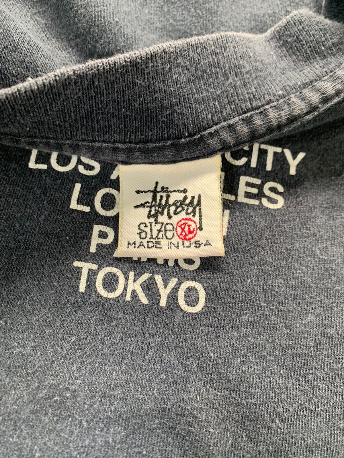 Stussy × Vintage Vintage Stussy 90 World Tour Tee Size US XL / EU 56 / 4 - 3 Thumbnail