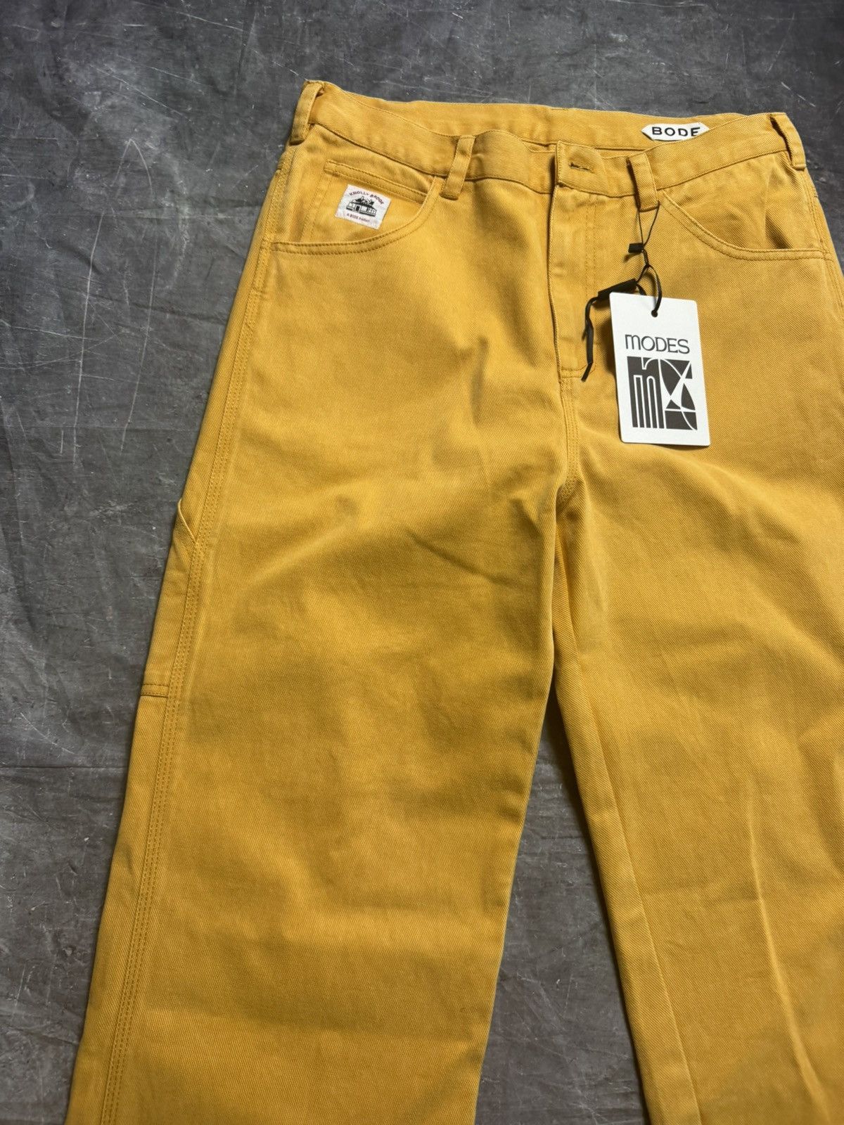 Bode Bode KnollyBrook Trousers in Yellow Size 31 Size US 31 - 2 Thumbnail