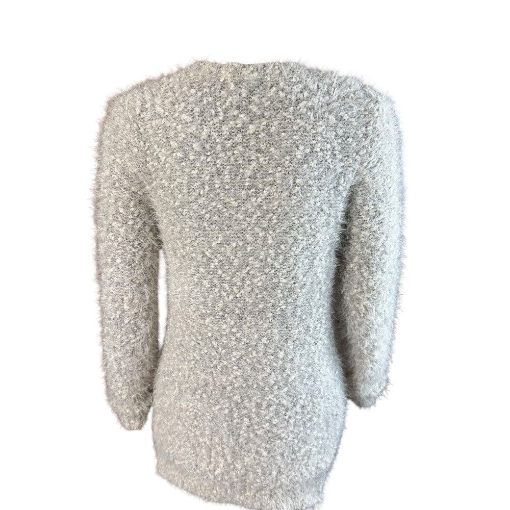 Other Katsumi Grey Knit Fuzzy Sweater Tunic Size S Size S / US 4 / IT 40 - 4 Thumbnail