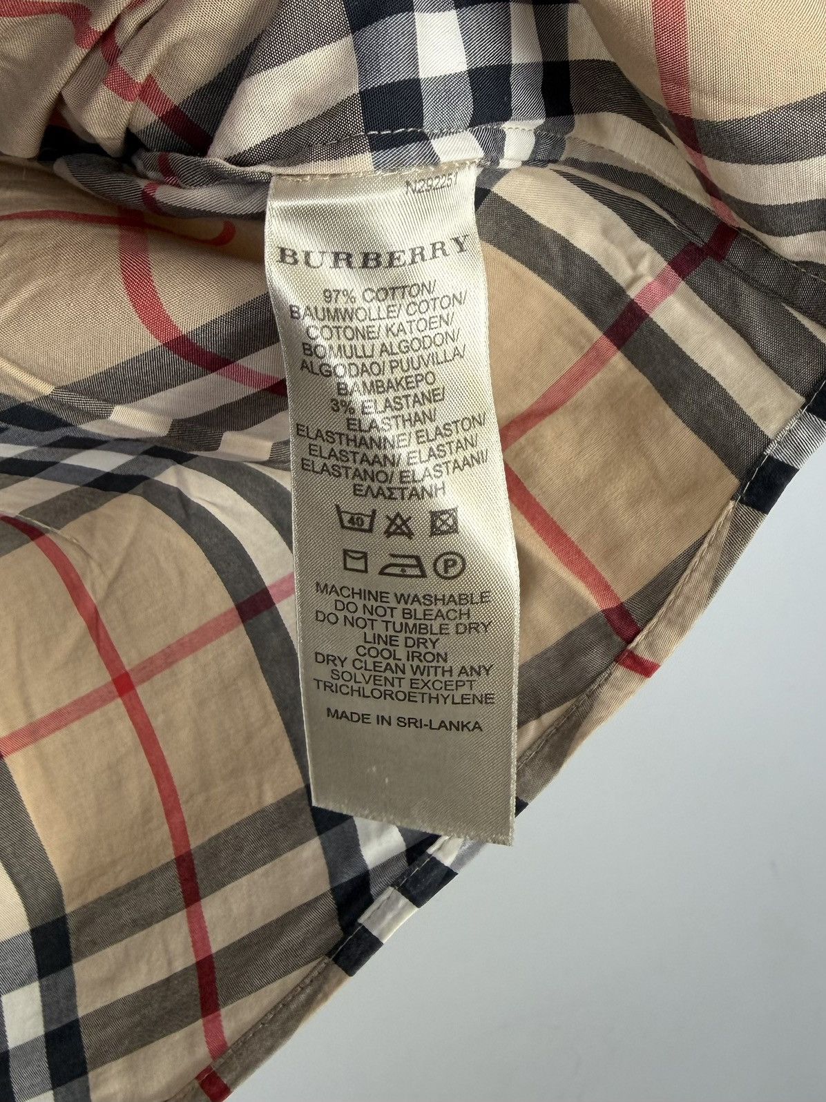 Burberry Beautiful Burberry Brit Checked. 93% Cotton, 3% Elastane Size M / US 6-8 / IT 42-44 - 6 Thumbnail