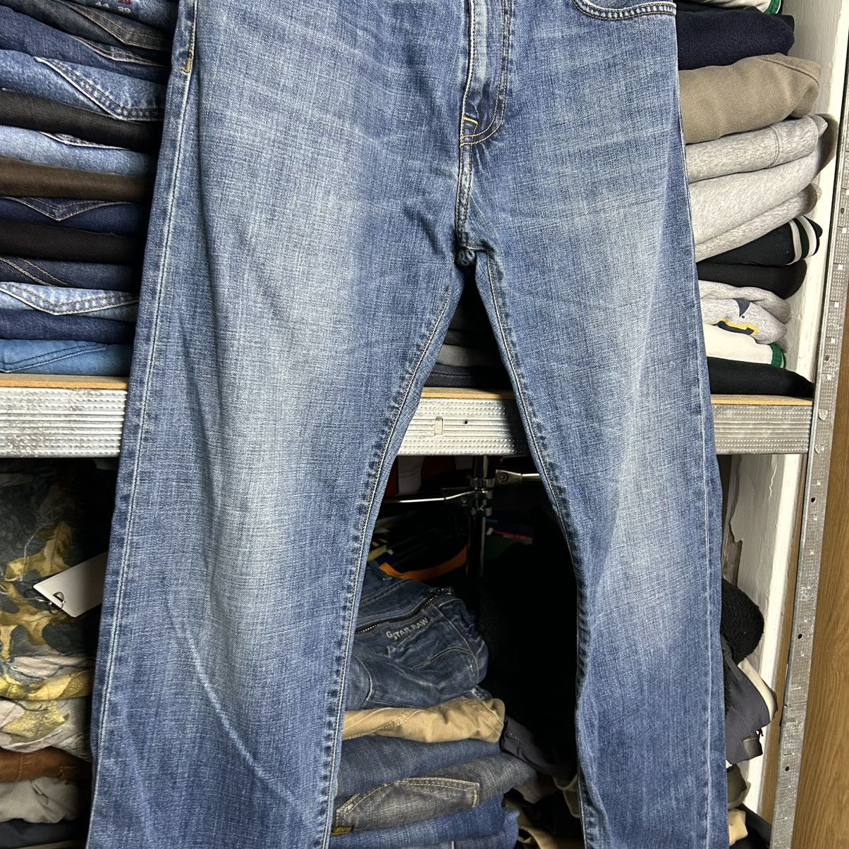 Carhartt Vintage Carhartt Patch Logo Wip Streetwear blue denim jeans Size US 32 / EU 48 - 9 Thumbnail