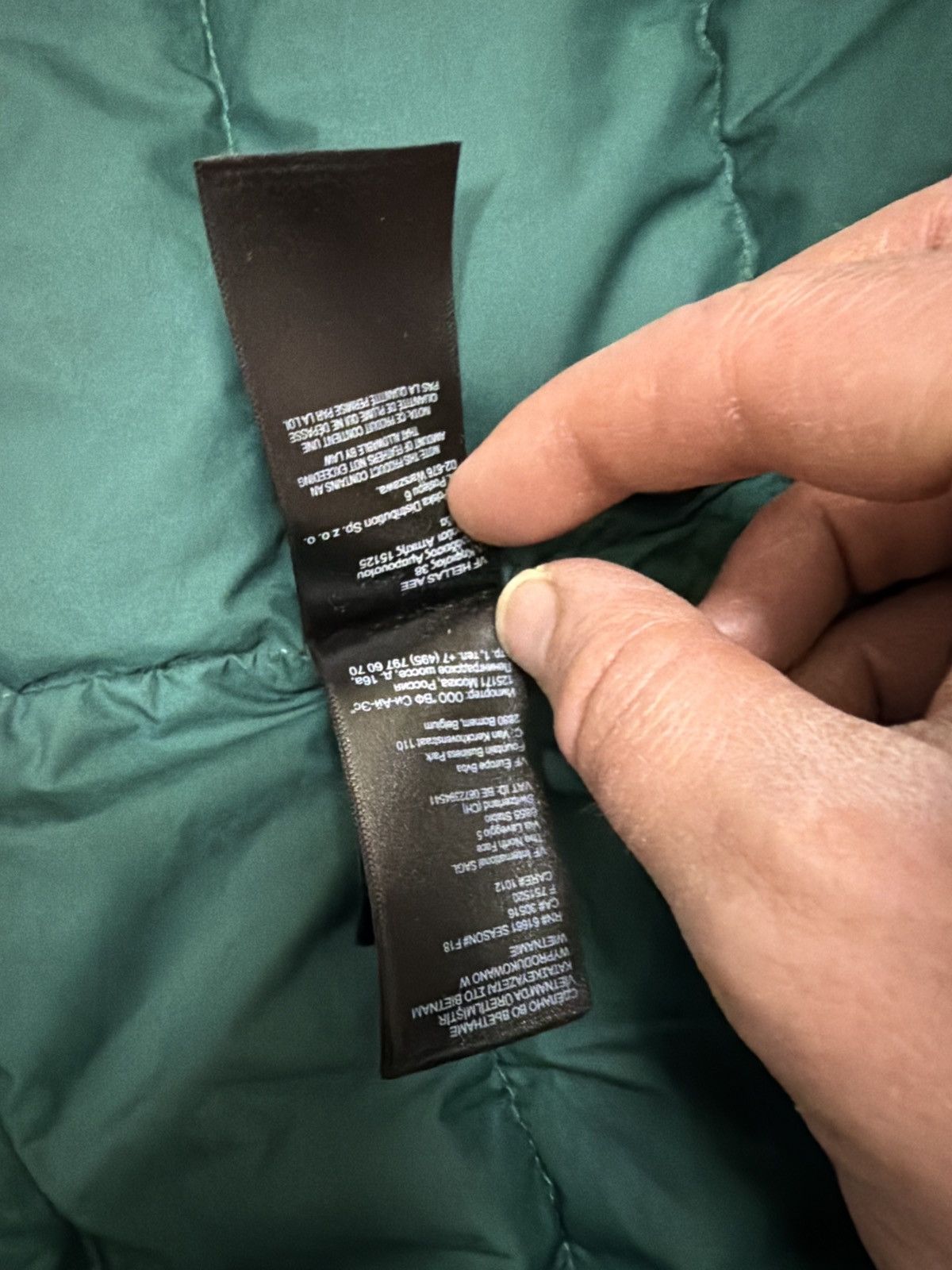 The North Face The north face green puffy jacket Size US L / EU 52-54 / 3 - 11 Thumbnail