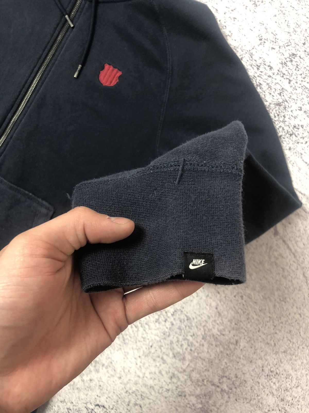Nike Vintage zip Nike F.C Barcelona drill dri-fit usa y2k ykk Size US S / EU 44-46 / 1 - 5 Thumbnail