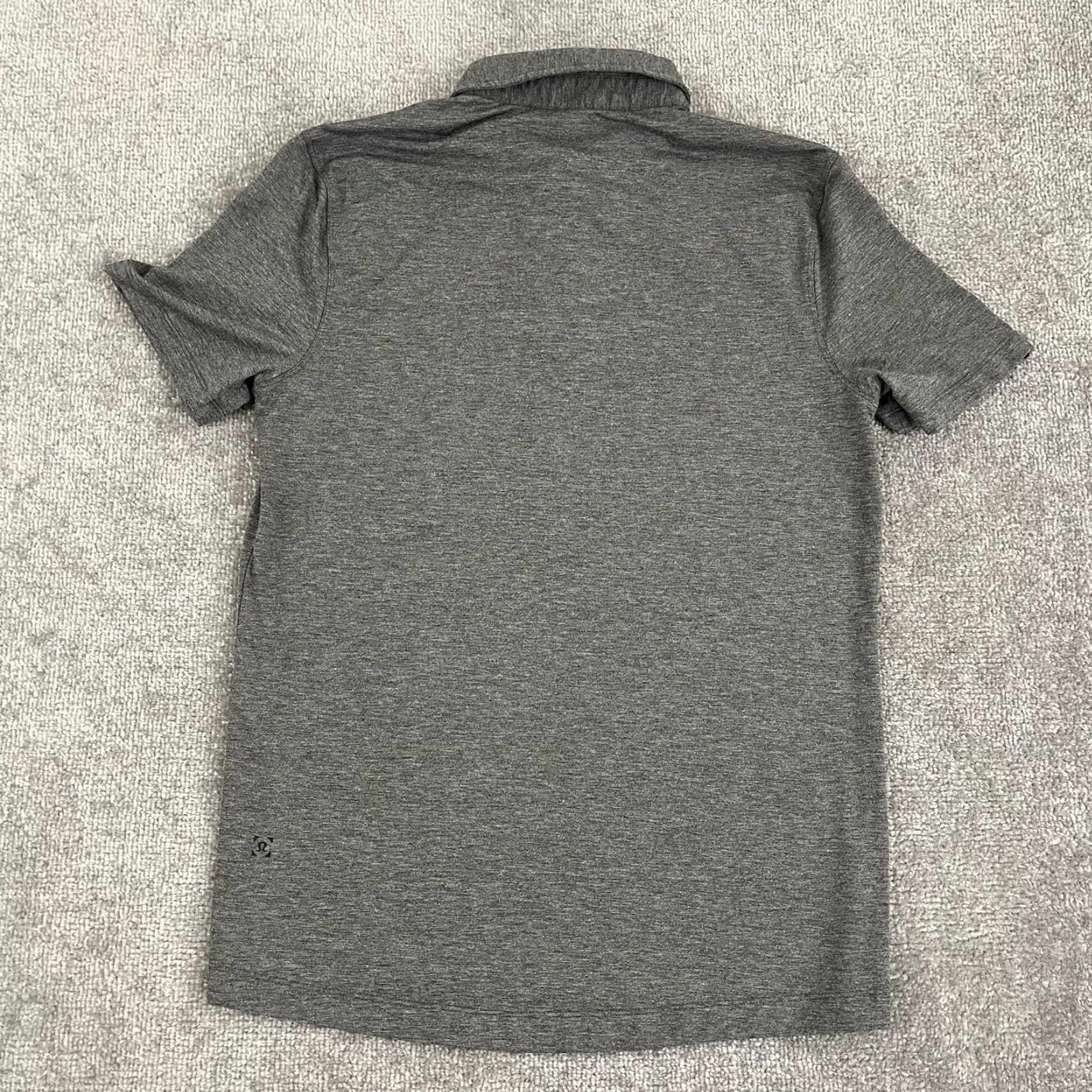 Lululemon LULULEMON Polo Shirt Mens Medium Gray Golf Casual Performance Sport Preppy S/S Shirt Size US M / EU 48-50 / 2 - 2 Thumbnail