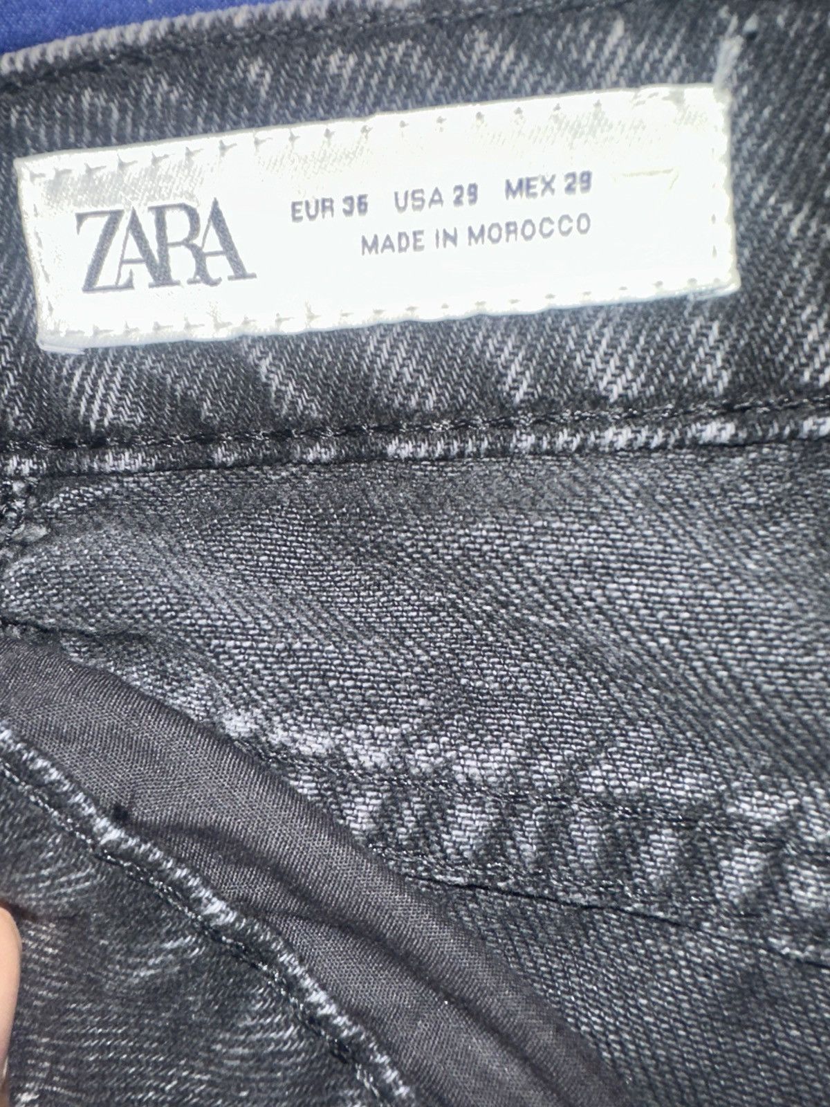 Zara Utility Pocket Jeans Size US 29 - 4 Thumbnail