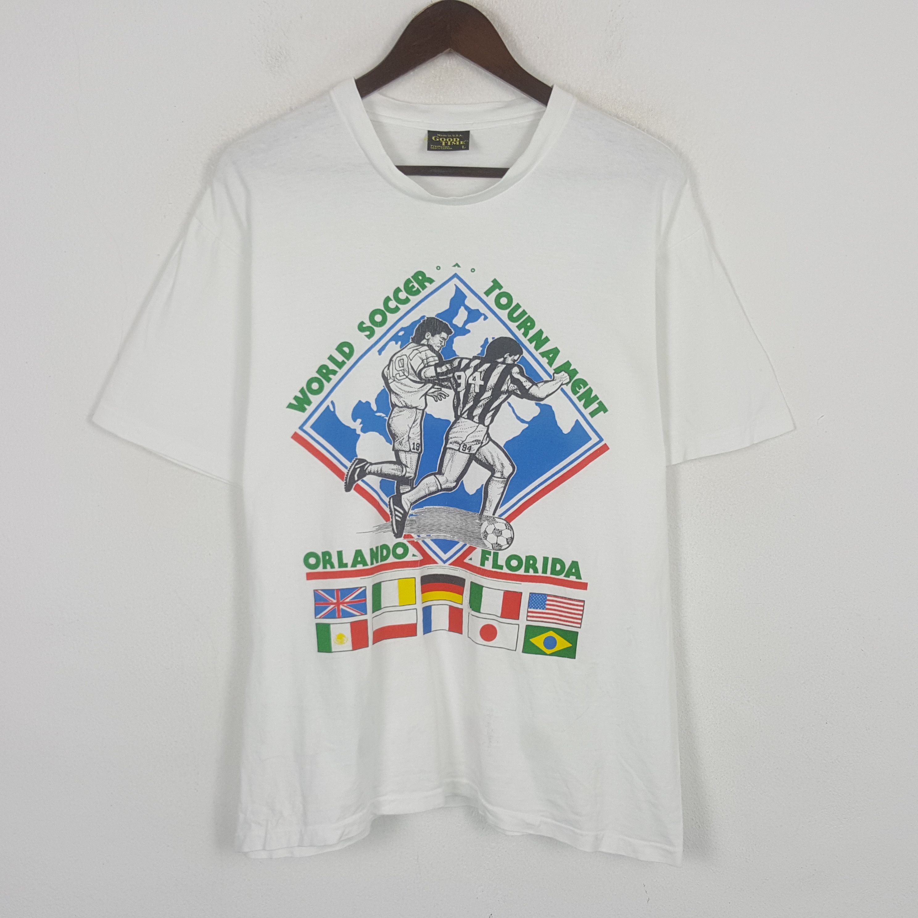 Other Vintage World Soccer Tournament Tshirt Size US L / EU 52-54 / 3 - 1 Thumbnail