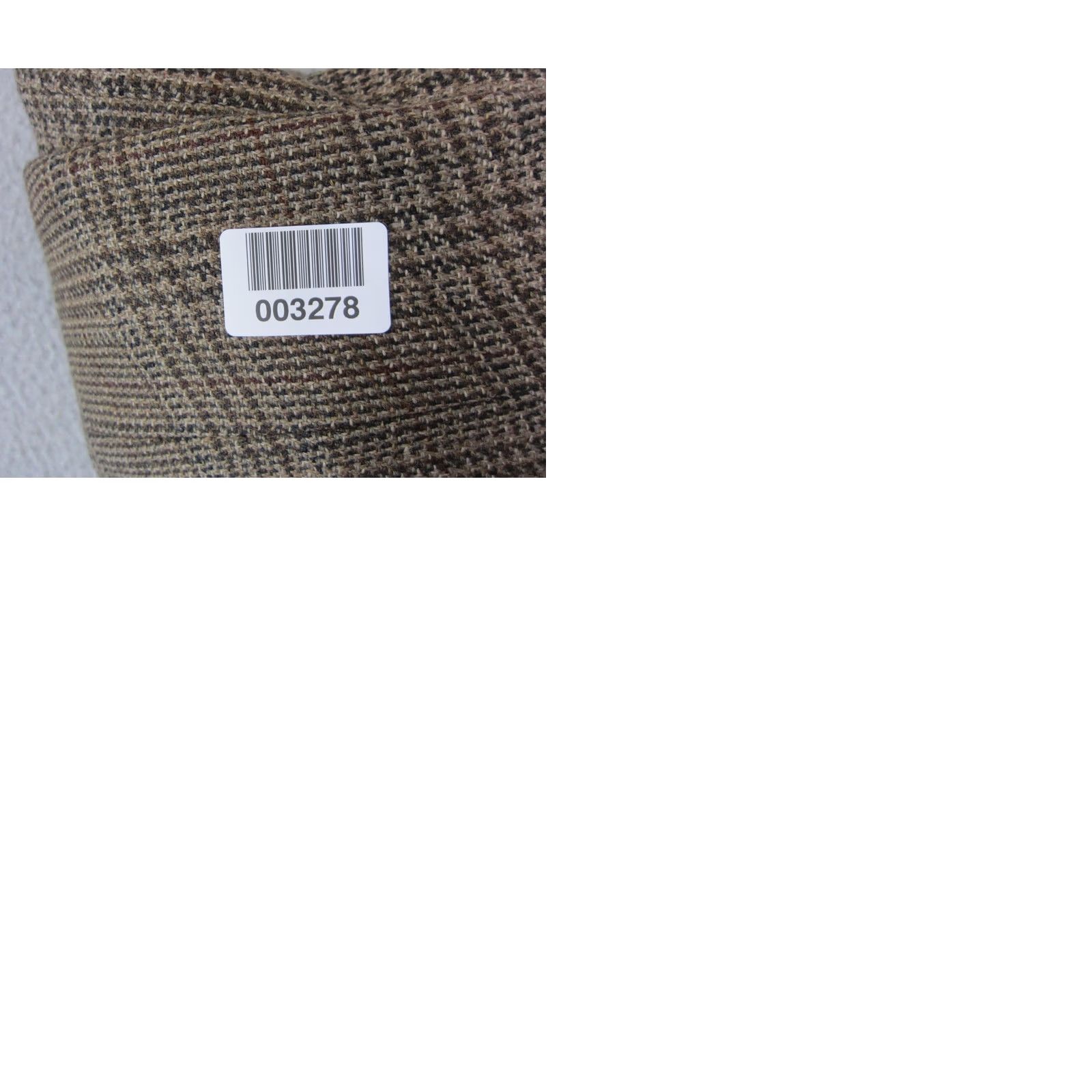 Stafford Stafford Blazer Jacket Mens 40 Wool Tweed Brown Single-Breasted 2-Button Notch Lapel Solid Vintage Style 80s 90s City Classic Size 40R - 10 Thumbnail