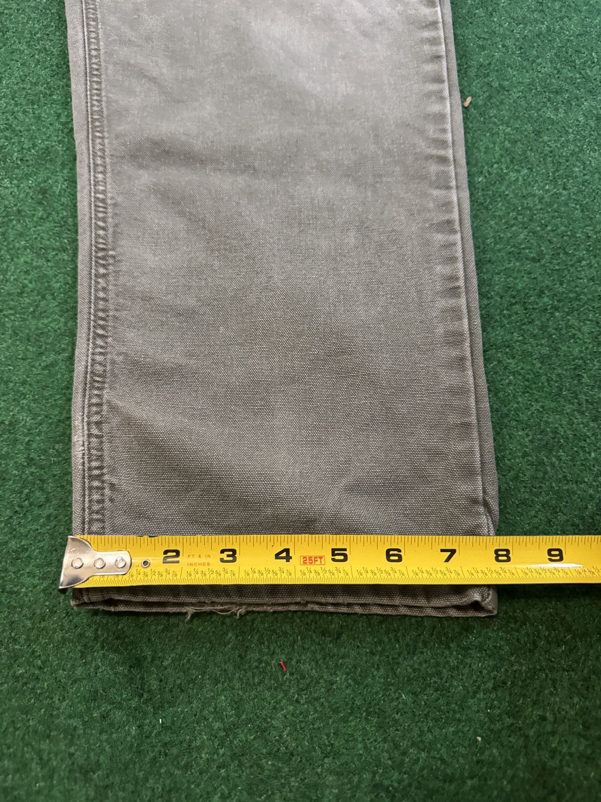 Carhartt Vintage 90s Carhartt Moss Green Faded Grunge Baggy Pants Size US 38 / EU 54 - 7 Thumbnail