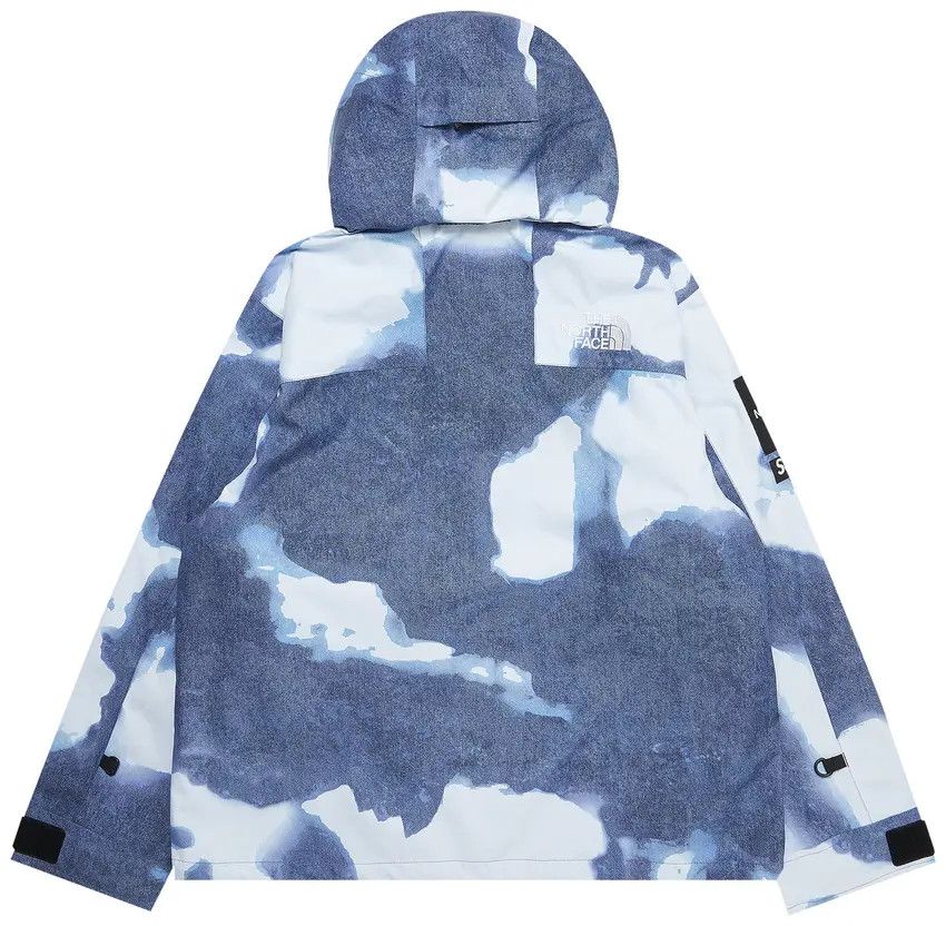 Supreme × The North Face Supreme The North Face Bleached Denim Print Mountain Jacket Size US XL / EU 56 / 4 - 2 Thumbnail