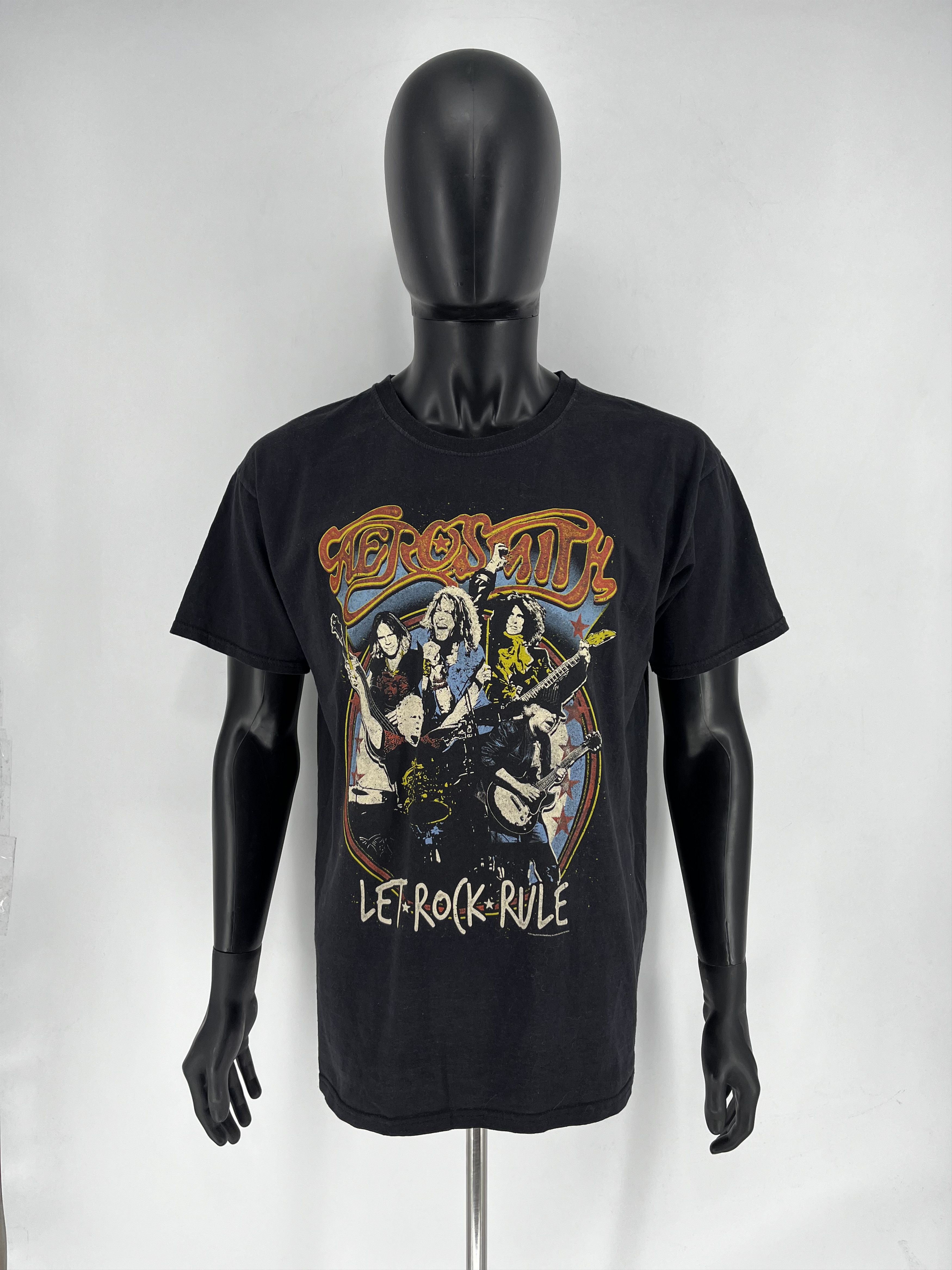Band Tees × Vintage Y2K Vintage Aerosmith World Tour T-Shirt Band Rock Streetwea Size US L / EU 52-54 / 3 - 2 Thumbnail