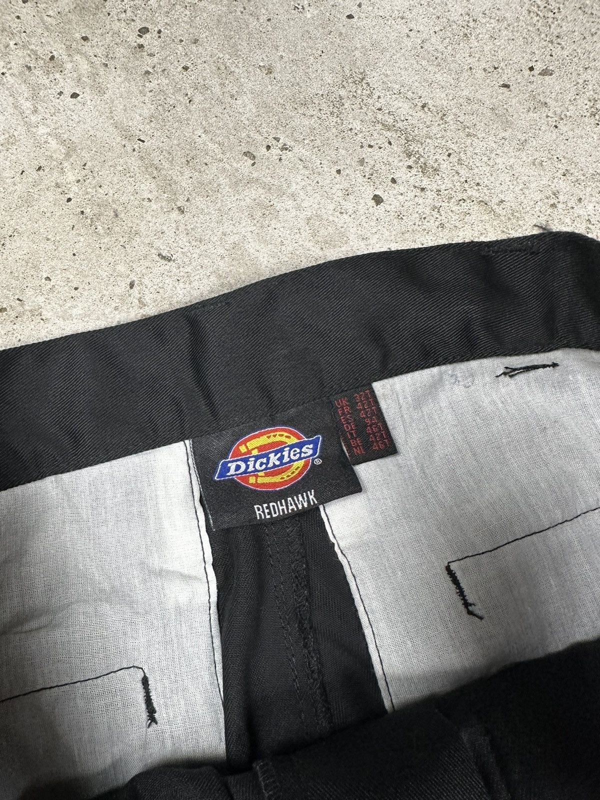 Dickies × Vintage ‼️ Vintage y2k Dickies Redhawk Black Cargo Double Knee Pants Size US 32 / EU 48 - 6 Thumbnail