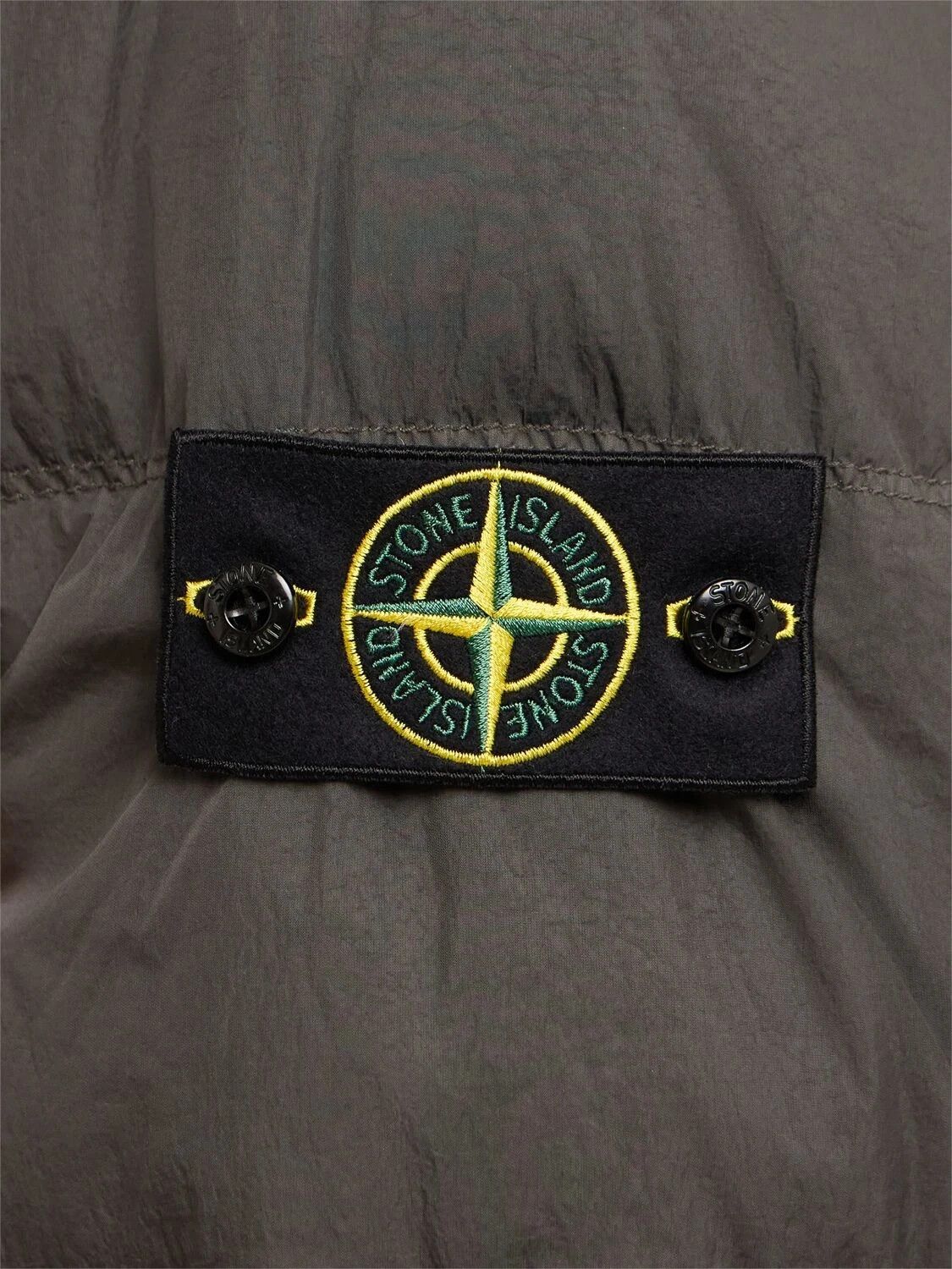 STONE ISLAND $1200 Lead Gray Down Jacket New & Authentic