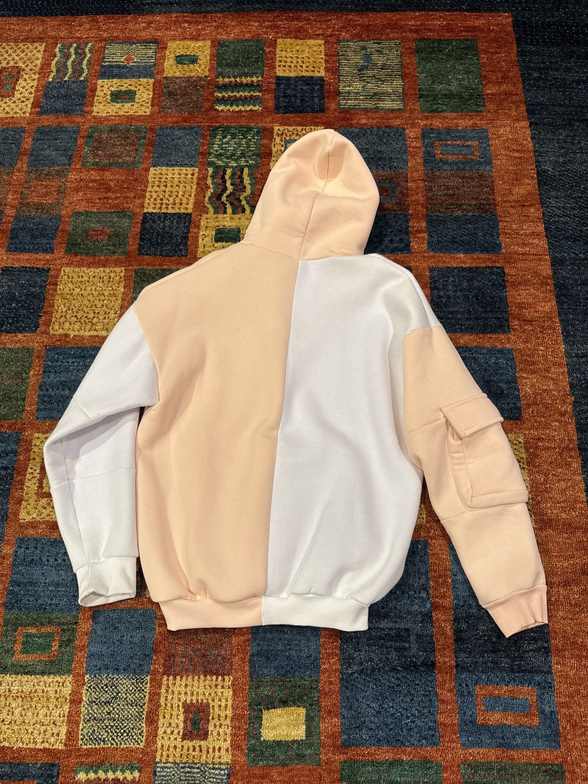 Other Eksi 1 XL peach white hoodie hello bear sleeve pocket Size US XL / EU 56 / 4 - 3 Thumbnail