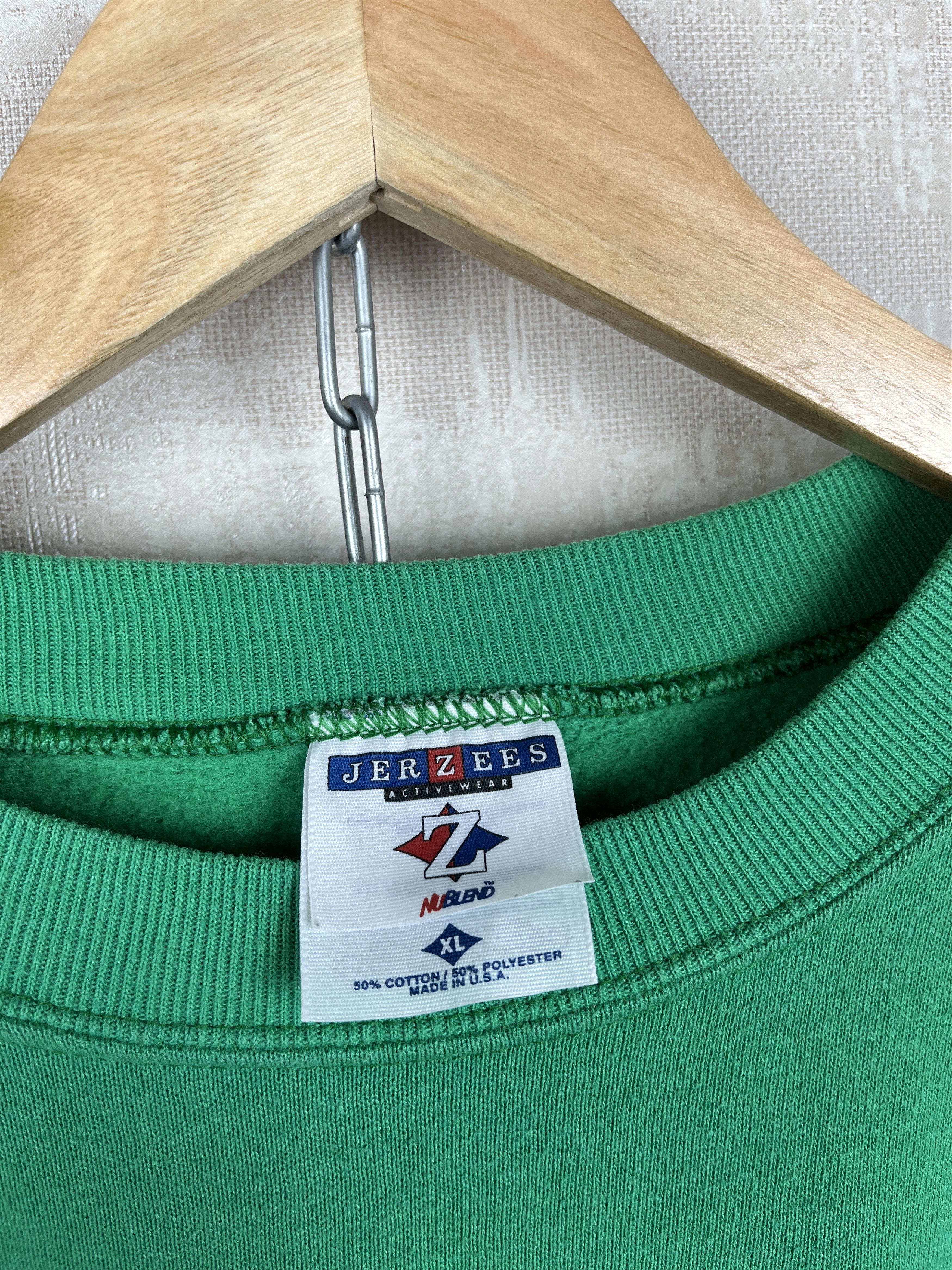 Jerzees Vintage Irish 1996 Escargot Sweatshirt Jerzees Made USA Size US XL / EU 56 / 4 - 4 Thumbnail
