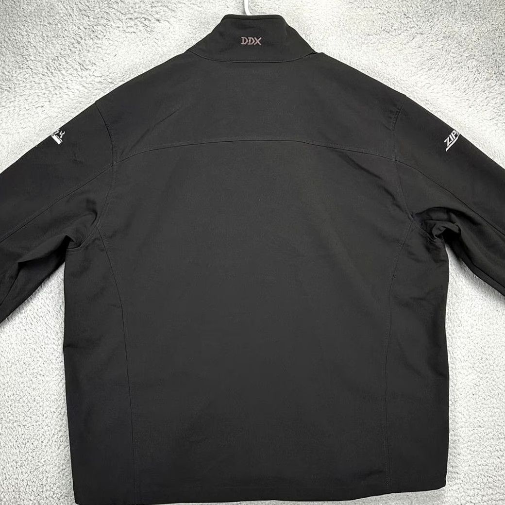 Vintage DDX Full Zip Jacket Men 2XL Black Fleece Lined Softshell Stretch Outdoor Walking Shirt Jacket Mens XLT Size US XXL / EU 58 / 5 - 3 Thumbnail