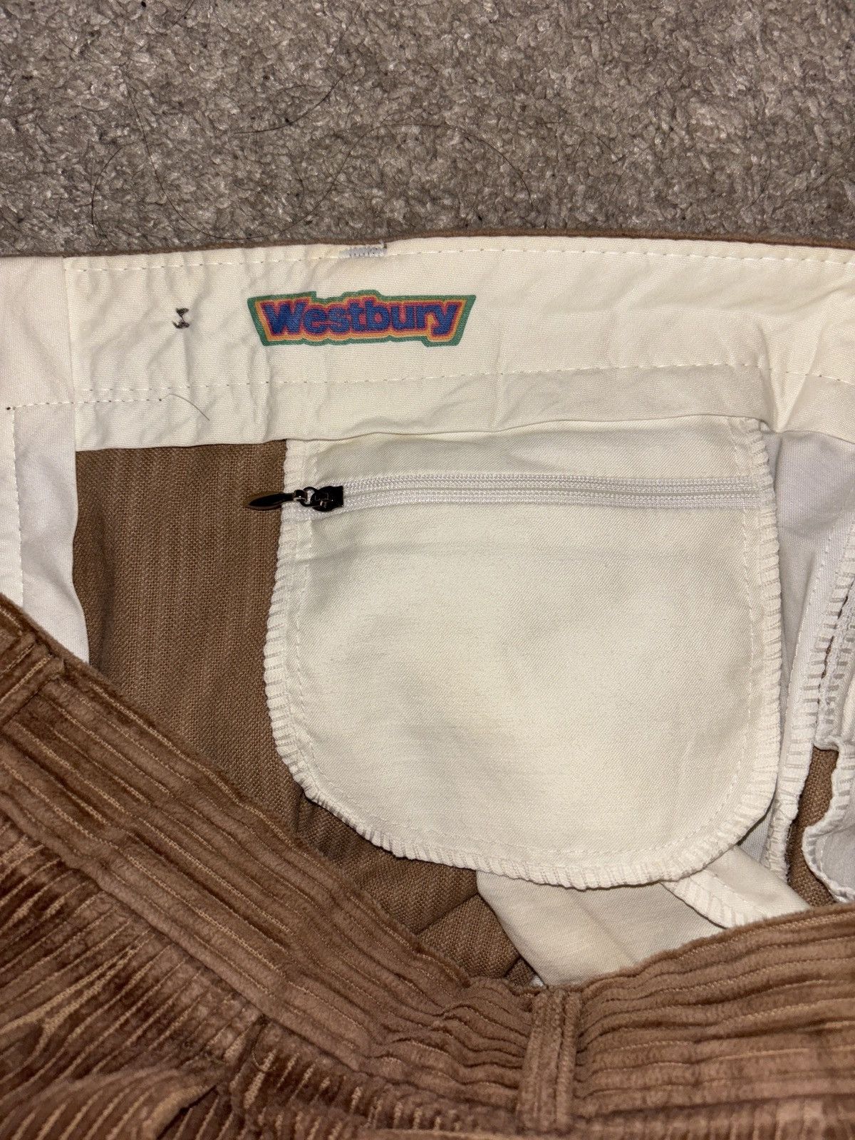 Vintage Westbury Beige Corduroy Pants Size US 32 / EU 48 - 4 Thumbnail