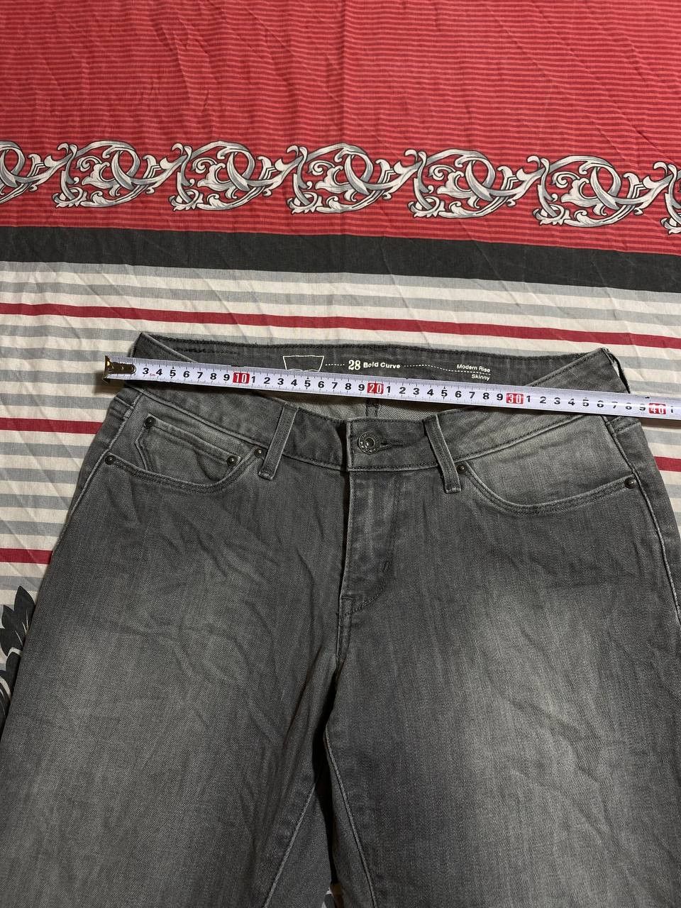 Levi's × Vintage Vintage Levi's Jeans Distressed Denim SKINNY MODERN RISE Size US 32 / EU 48 - 10 Thumbnail