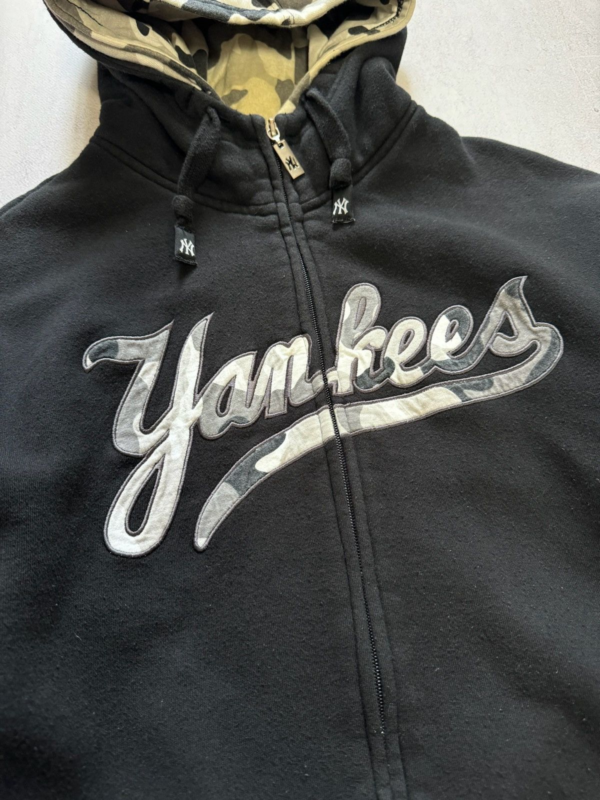 New York Yankees Vintage New York Yankees Hoodie Big Logo Baggy Y2K 90s Size US XS / EU 42 / 0 - 4 Thumbnail