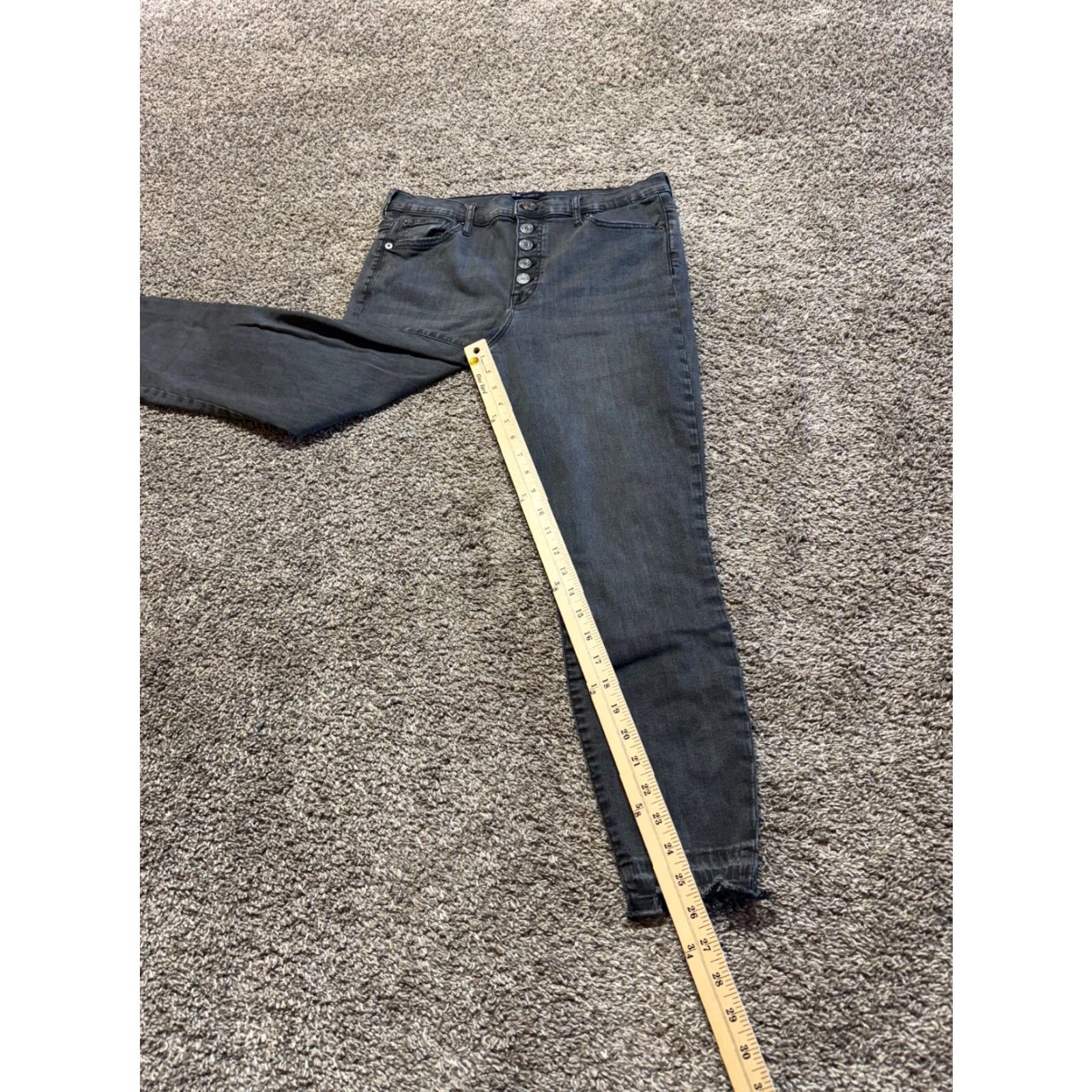 Gap Gap Jeans Legging Women Slim Denim Ankle Charcoal Gray Size 30 2072 Women Size 30" / US 8 / IT 44 - 7 Thumbnail