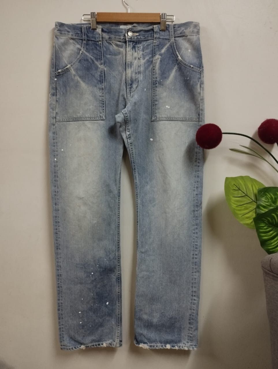 Eternal Vintage Made In Japan Distressed Eternal Bitchu Kurashiki Size US 36 / EU 52 - 1 Thumbnail