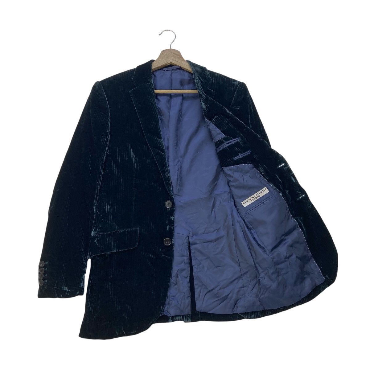 Katharine Hamnett London Katherine Hamnett London Velvet Green Jacket Size US S / EU 44-46 / 1 - 2 Thumbnail