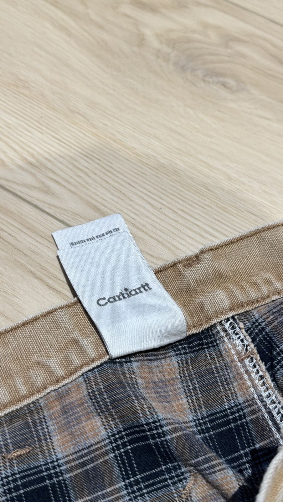 Carhartt Carhartt flannel lined carpenter pants distressed frayed Size US 32 / EU 48 - 10 Thumbnail