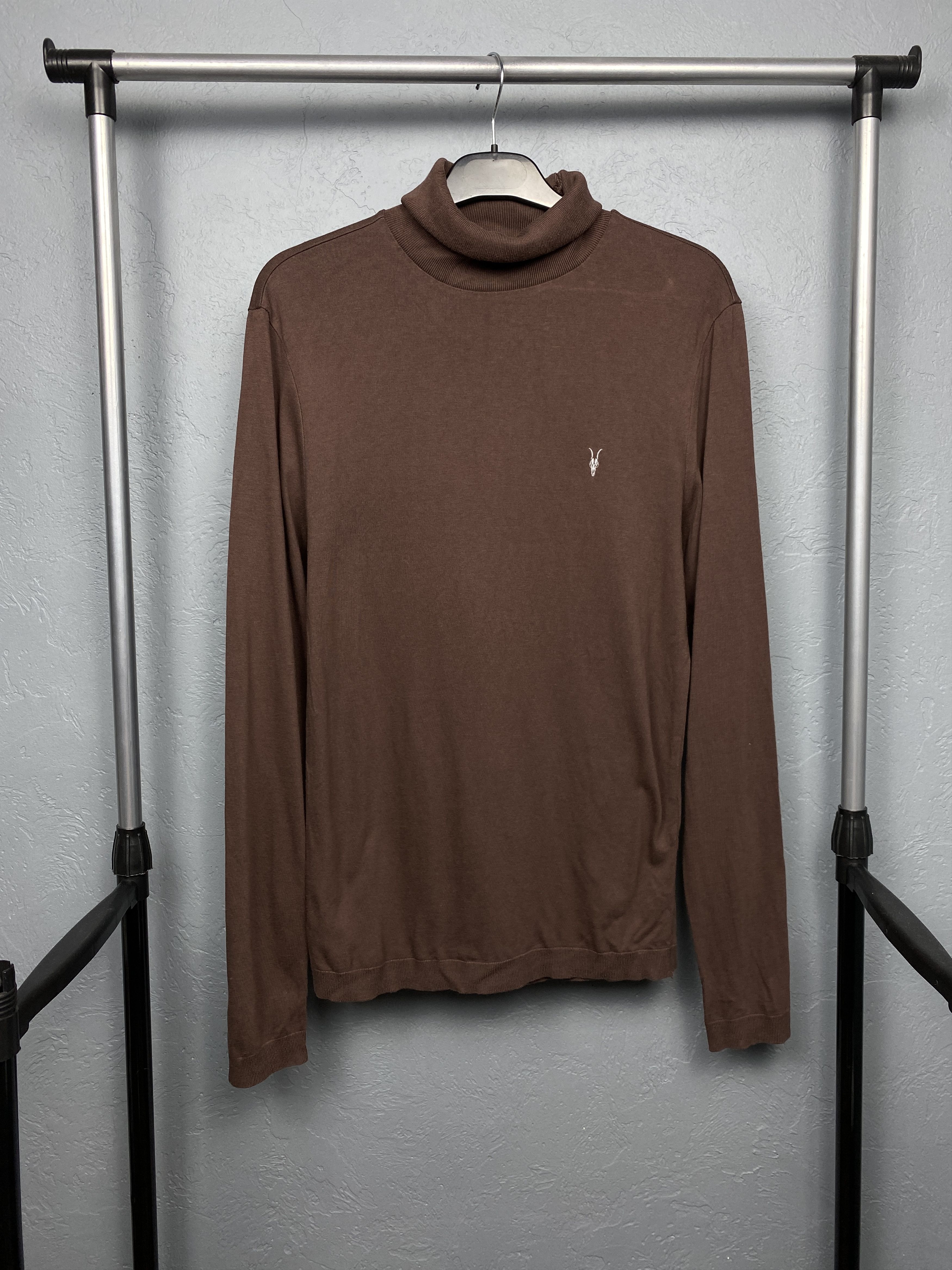 Allsaints Allsaints Vintage Mens Parlour High Roll Neck Sweater Size US S / EU 44-46 / 1 - 1 Thumbnail